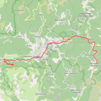 Bez-et-Esparon Marche 13 janv. 2021 à 09:49 GPS track, route, trail