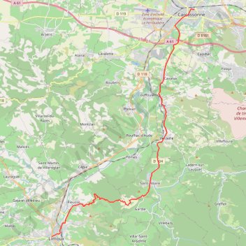 Sortie de Solesmes GPS track, route, trail