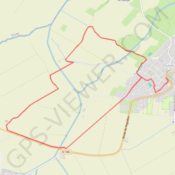Circuit sud du Ribandon - Saint-Michel-en-l'Herm GPS track, route, trail
