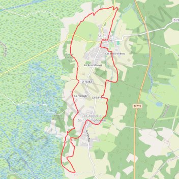 Olerando Saint-Jean-d'Angle GPS track, route, trail