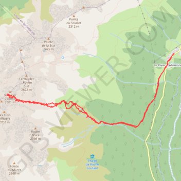 Col de la Pierre GPS track, route, trail