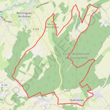Le Héricat - Quercamps GPS track, route, trail