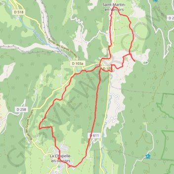 Rewild tracé J2 GPS track, route, trail