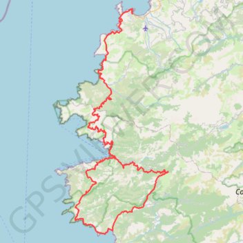 E12 - Calvi - Porto GPS track, route, trail