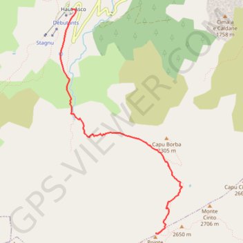 La Pointe des Eboulis GPS track, route, trail