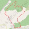 La Grotte aux oiseaux - Plan-d'Aups GPS track, route, trail