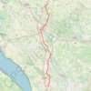GR655 Randonnée de Mazeray à Petit-Niort (Charente-Maritime) GPS track, route, trail