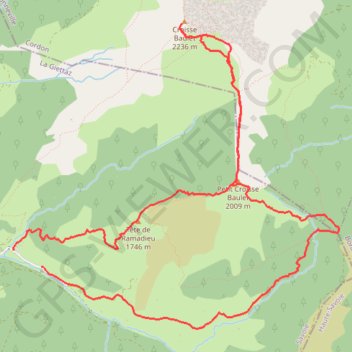 Croisse Baulet GPS track, route, trail