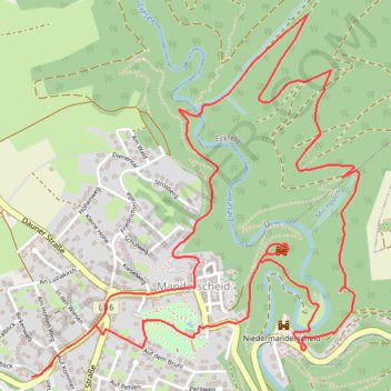 Vendredi Les Châteaux GPS track, route, trail