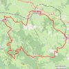 Rando en Pays de Jars - Saint-Martin-d'Estréaux GPS track, route, trail