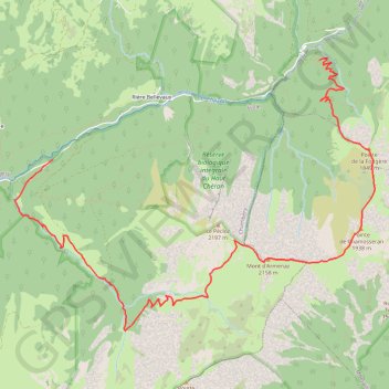 Mont d'Armenaz - Pointe de la Fougère GPS track, route, trail