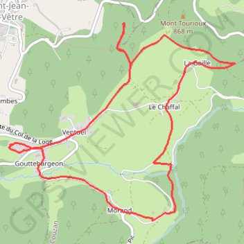 Saint-Jean-La-Vêtre GPS track, route, trail