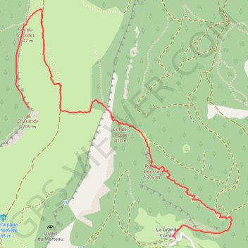 Charande GPS track, route, trail