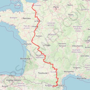GR 36 GPS track, route, trail
