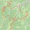 Ultra Trail des Marcaires 85 km GPS track, route, trail