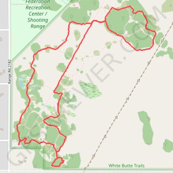 White Butte Trails GPS track, route, trail