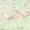Ronde van Vlaanderen fietsroute gele lus GPS track, route, trail
