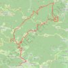 De la vallée de Villé vers le Mont Sainte-Odile GPS track, route, trail