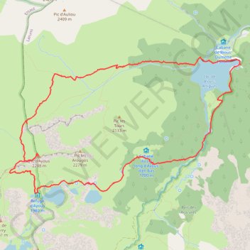 Pic d'Ayous - Laruns GPS track, route, trail