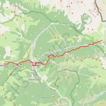 Madone de Fenestre GPS track, route, trail