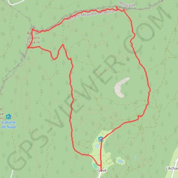 Traversée des Rochers de la Clé, Bec de l'Orient GPS track, route, trail