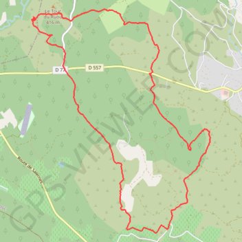 Flayosc - Les Templiers GPS track, route, trail