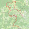 Circuit Estelle Etape 1--Beujeu-Marchampt 39Km GPS track, route, trail