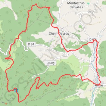 Pyrénées Comminges - Le Col de Larrieu GPS track, route, trail