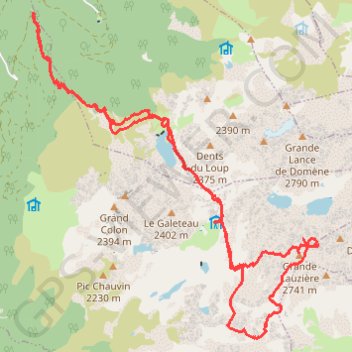 Grande Lauzière GPS track, route, trail