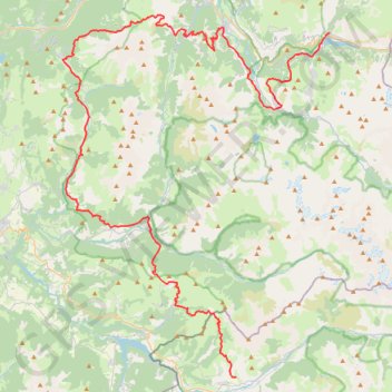 GR50 De Saint-Firmin (Hautes-Alpes) à Mizoën (Isère) GPS track, route, trail