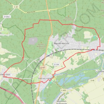 Montigny GPS track, route, trail