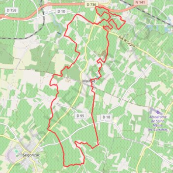 MAINXE GPS track, route, trail