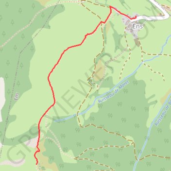 Lac de Coume GPS track, route, trail