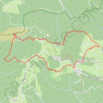 Tour de Brison - Sanilhac GPS track, route, trail