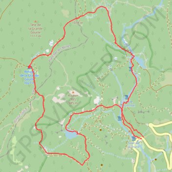 Ascension du ballon d'Alsace GPS track, route, trail