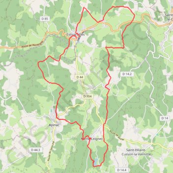 Estivareilles-Leignecq GPS track, route, trail