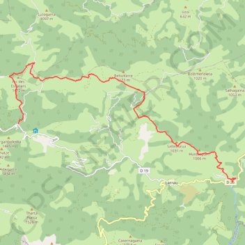 GR10IRATYLARRAU GPS track, route, trail