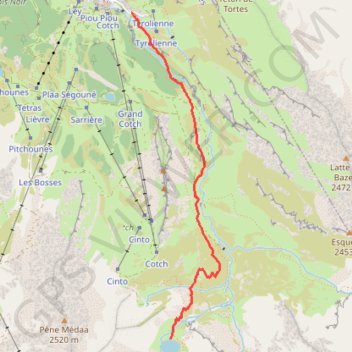 Fichier GPX Lac d'Anglas GPS track, route, trail