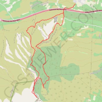 RandoPitons.re #1723 - De Moux au Roc de l'Aigle par le Roc Gris GPS track, route, trail