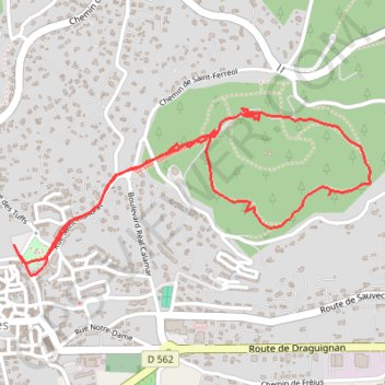 Lorgues - Saint Ferréol GPS track, route, trail