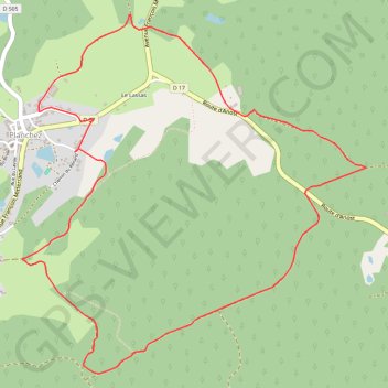 Boucle du Nid au Vautour - Planchez GPS track, route, trail
