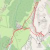 Dent de Crolles par le sangle de la Barrère (Chartreuse) GPS track, route, trail