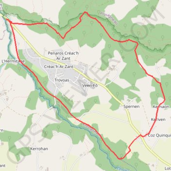 Jarlot Tromorgant GPS track, route, trail