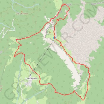 Parmelan au départ de la Blonnière -74 GPS track, route, trail