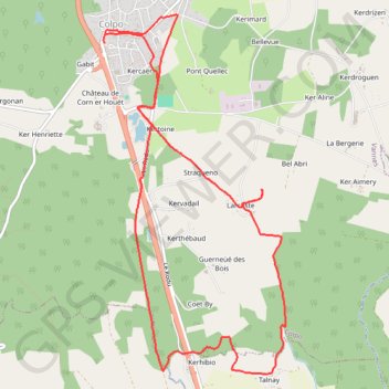 Cirkwi-Circuit_de_Keribio,_Colpo GPS track, route, trail