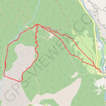 Sape de l'Olive GPS track, route, trail