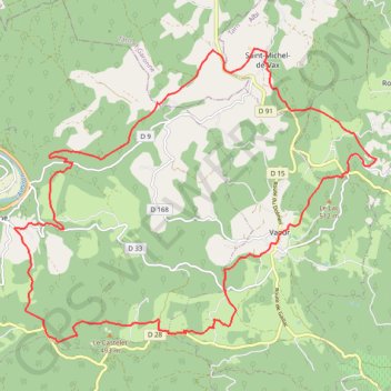 Les Suquets - Penne GPS track, route, trail
