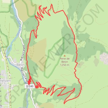 MJ Ports aste et beon traces GPS track, route, trail