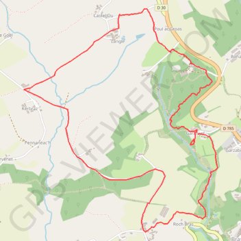 Boucle depuis Garzhuel GPS track, route, trail