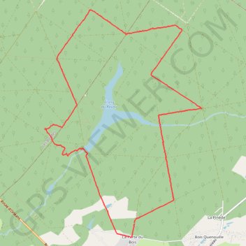 Ouzouer sur Loire Maison forestière des Brosses GPS track, route, trail